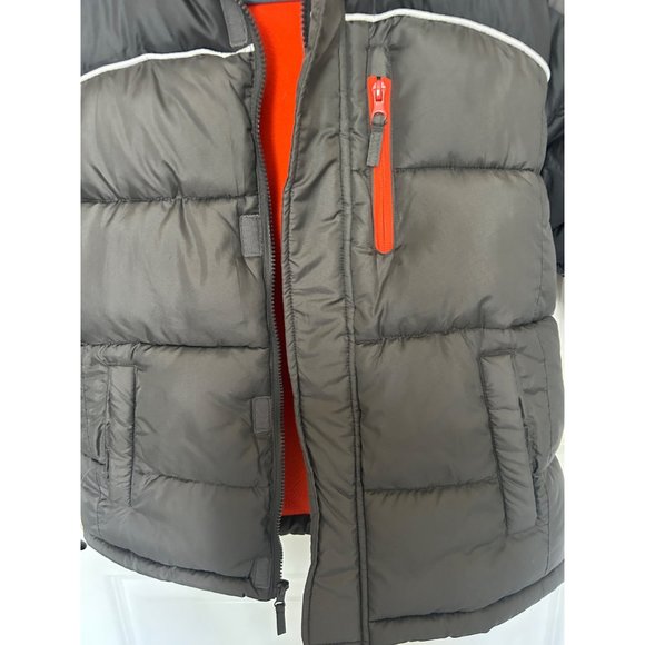 CB Sports Hooded Puffer Jacket and Fleece Beanie Size M/10-12 - Picture 7 of 9